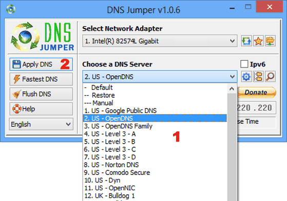 dns changer lmka