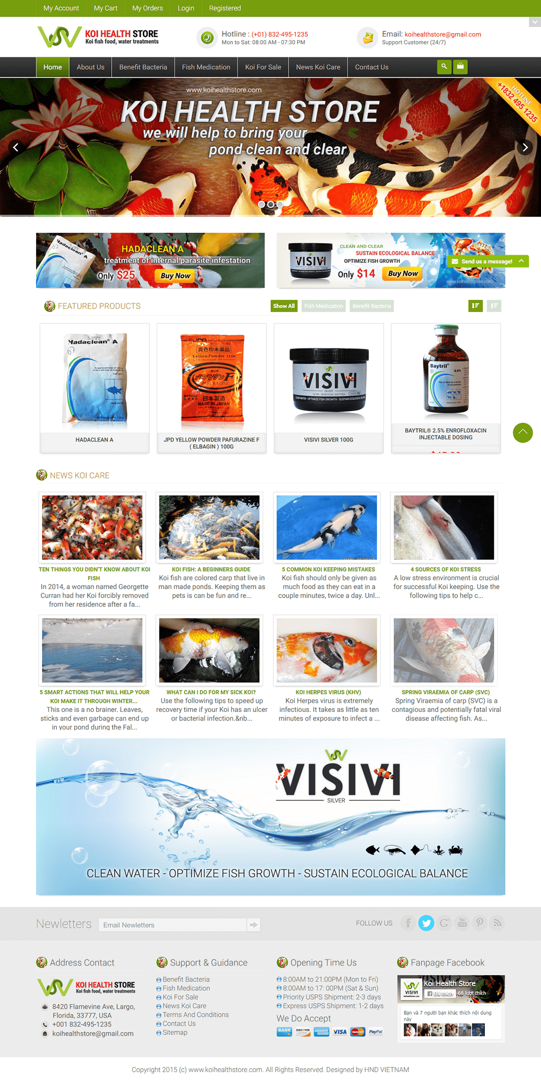 http hndvietnam vn koi health store thiet ke webs chuyen nghiep